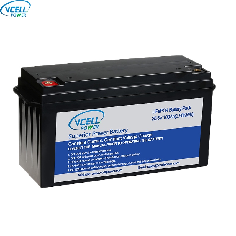 24V 100Ah Deep Cycle LiFePO4 batteri