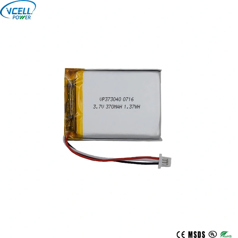 373040 3,7V 370mAh ultratyndt LiPO-batteri